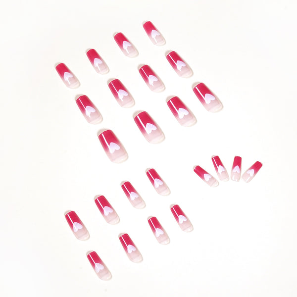 12 Sizes-24 Pcs Press On Nails JP1131