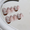 12 Sizes-24 Pcs Press On Nails R876