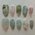 12 Sizes-24 Pcs Press On Nails JP3306