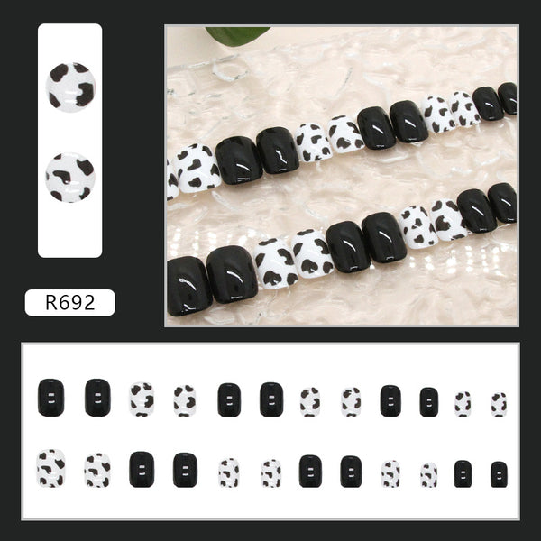 12 Sizes-24 Pcs Press On Nails R687