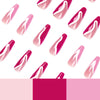 12 Sizes-24 Pcs Press On Nails JP1760