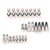 12 Sizes-24 Pcs Press On Nails JP2498