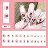 12 Sizes-24 Pcs Press On Nails R664