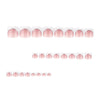 12 Sizes-24 Pcs Press On Nails JP4247