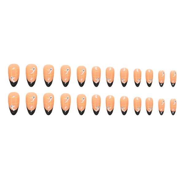 12 Sizes-24 Pcs Press On Nails W932