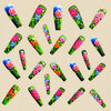 12 Sizes-24 Pcs Press On Nails Y644