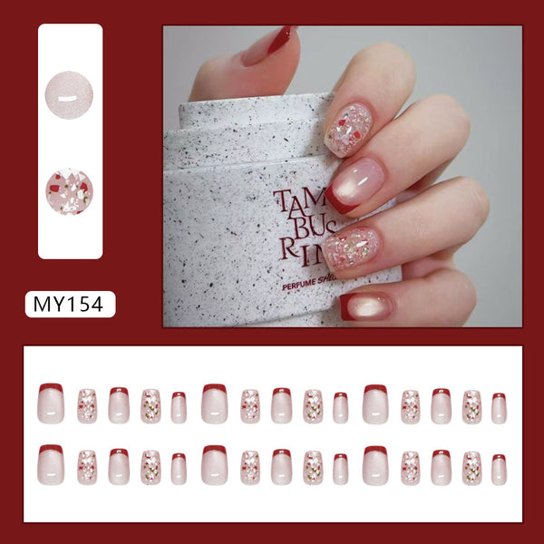 30 Pcs Press On Nails MY154