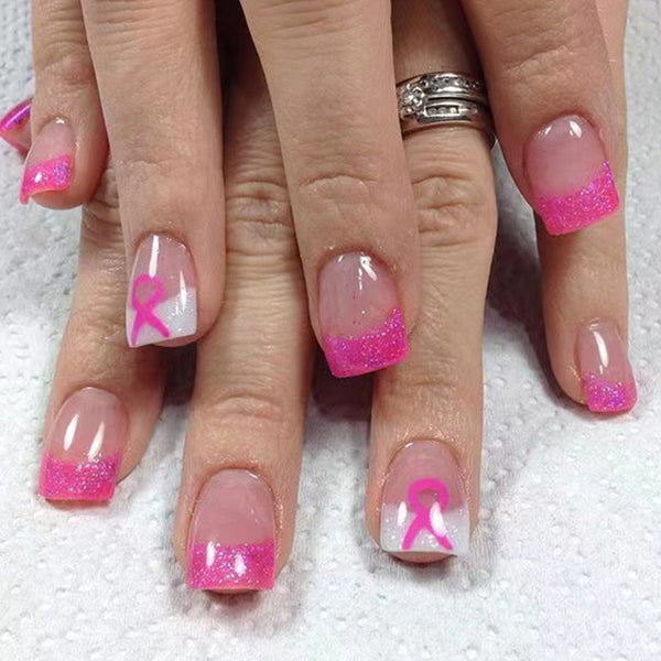 12 Sizes-24 Pcs Press On Nails C640