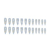 12 Sizes-24 Pcs Press On Nails W920