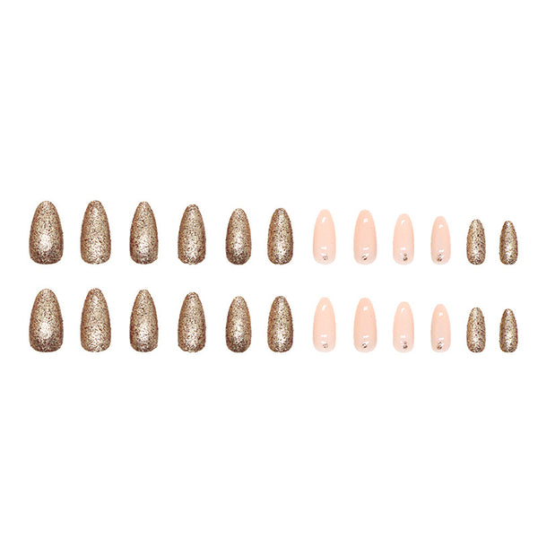12 Sizes-24 Pcs Press On Nails W393