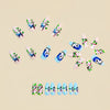 12 Sizes-24 Pcs Press On Nails Y1889