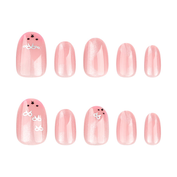 12 Sizes-24 Pcs Press On Nails JP3307