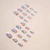 12 Sizes-24 Pcs Press On Nails W1316