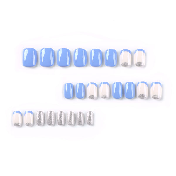 12 Sizes-24 Pcs Press On Nails JP2628