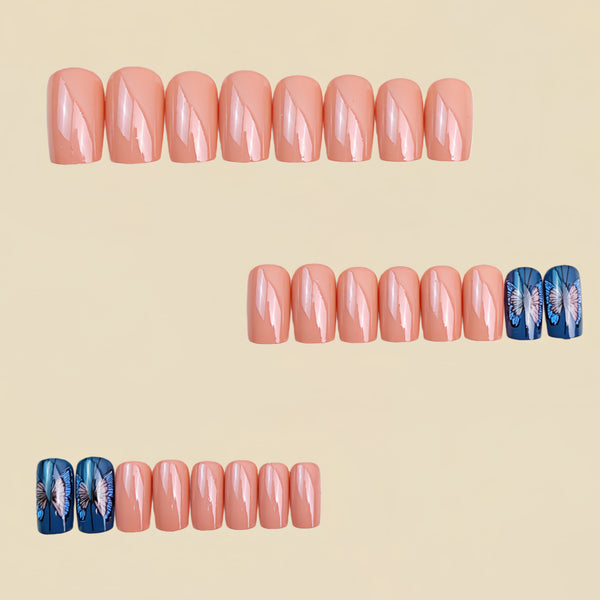 12 Sizes-24 Pcs Press On Nails Y1775