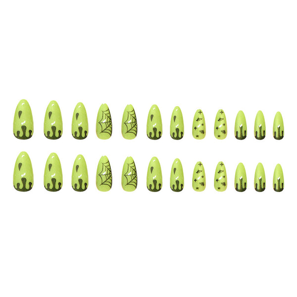 12 Sizes-24 Pcs Press On Nails W1781