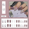 12 Sizes-24 Pcs Press On Nails Z408