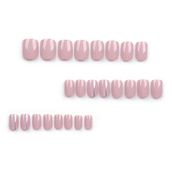 12 Sizes-24 Pcs Press On Nails JP2908