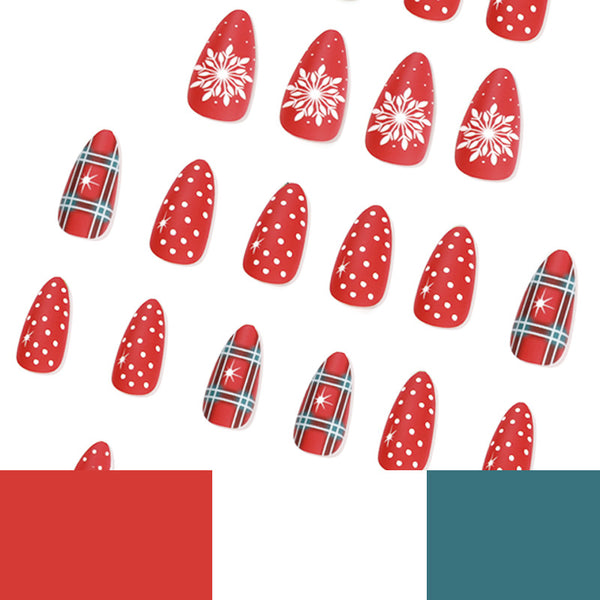 12 Sizes-24 Pcs Press On Nails JP1912