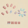 12 Sizes-24 Pcs Press On Nails Y1223