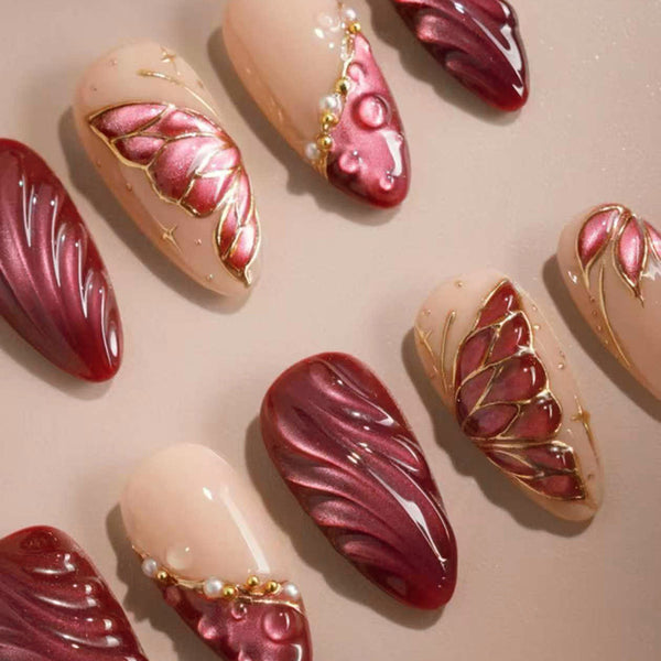 30 Pcs Press On Nails Z1253