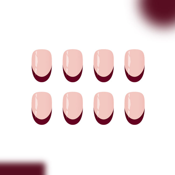 12 Sizes-24 Pcs Press On Nails C1416