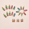 12 Sizes-24 Pcs Press On Nails W1925