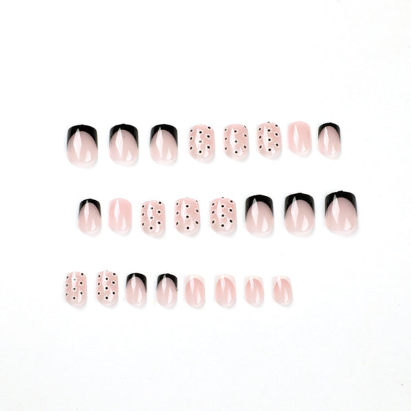 12 Sizes-24 Pcs Press On Nails JP1829