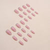 12 Sizes-24 Pcs Press On Nails W1093