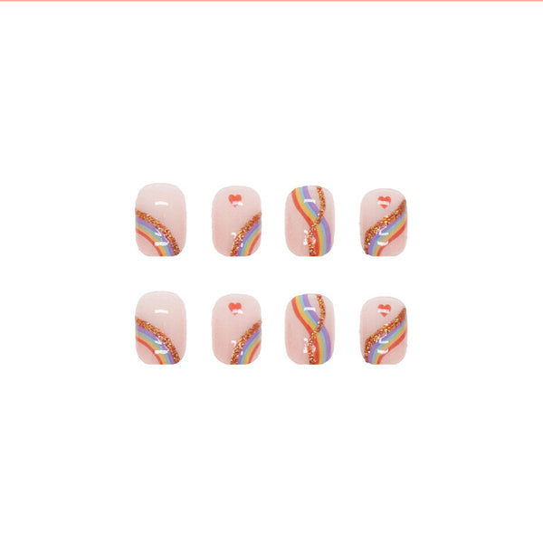 12 Sizes-24 Pcs Press On Nails W152