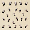 12 Sizes-24 Pcs Press On Nails Y086