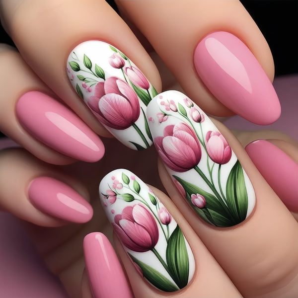 12 Sizes-24 Pcs Press On Nails Y220