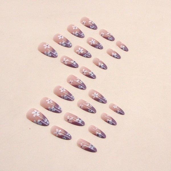 12 Sizes-24 Pcs Press On Nails W689