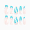 12 Sizes-24 Pcs Press On Nails JP2672