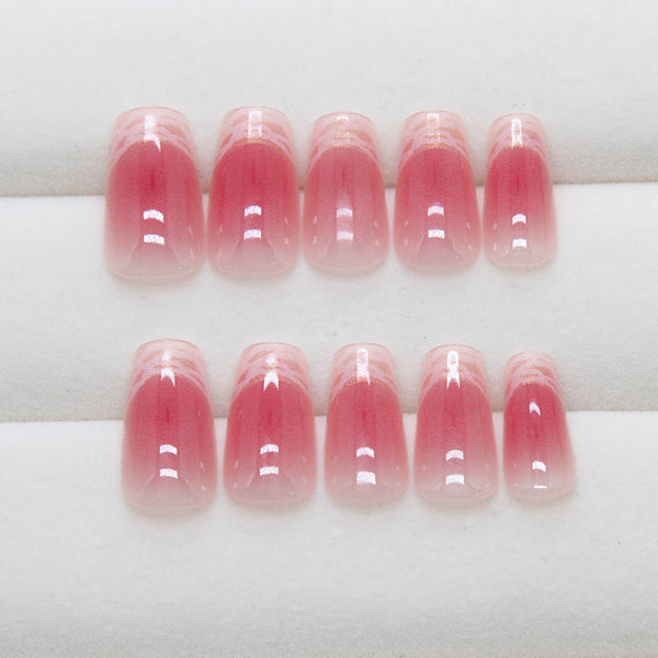 12 Sizes-24 Pcs Press On Nails R913
