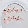 12 Sizes-24 Pcs Press On Nails W2016