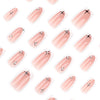 12 Sizes-24 Pcs Press On Nails JP4027