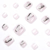 12 Sizes-24 Pcs Press On Nails JP1660