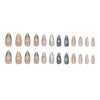12 Sizes-24 Pcs Press On Nails W1985