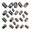 12 Sizes-24 Pcs Press On Nails Y1454