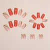 12 Sizes-24 Pcs Press On Nails W1218