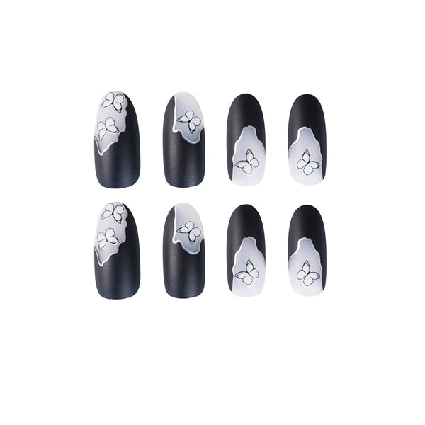 12 Sizes-24 Pcs Press On Nails JP992