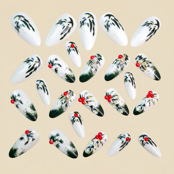 12 Sizes-24 Pcs Press On Nails Y1299