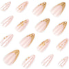 12 Sizes-24 Pcs Press On Nails JP4276