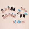 12 Sizes-24 Pcs Press On Nails W2132