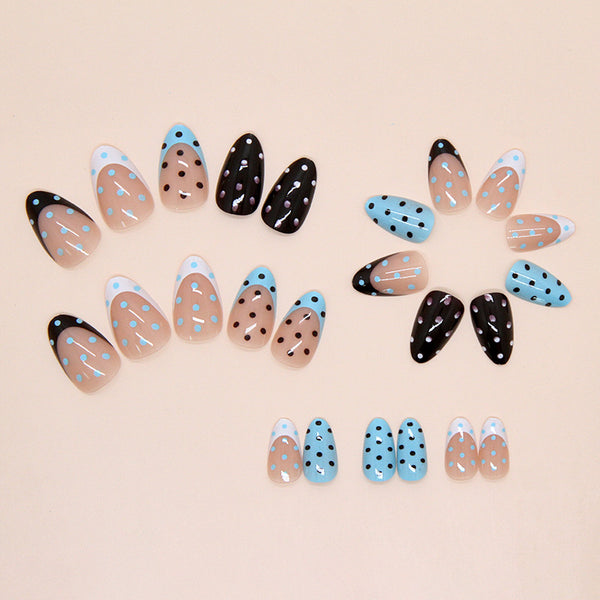 12 Sizes-24 Pcs Press On Nails W2132