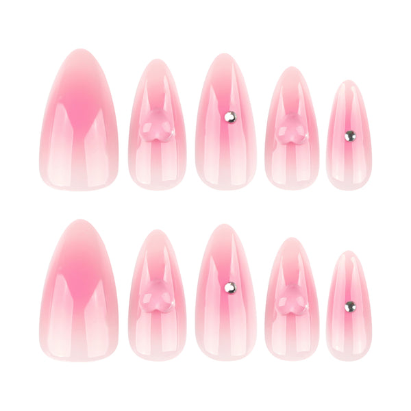 12 Sizes-24 Pcs Press On Nails JP4015