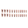 12 Sizes-24 Pcs Press On Nails R657
