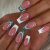 12 Sizes-24 Pcs Press On Nails W547