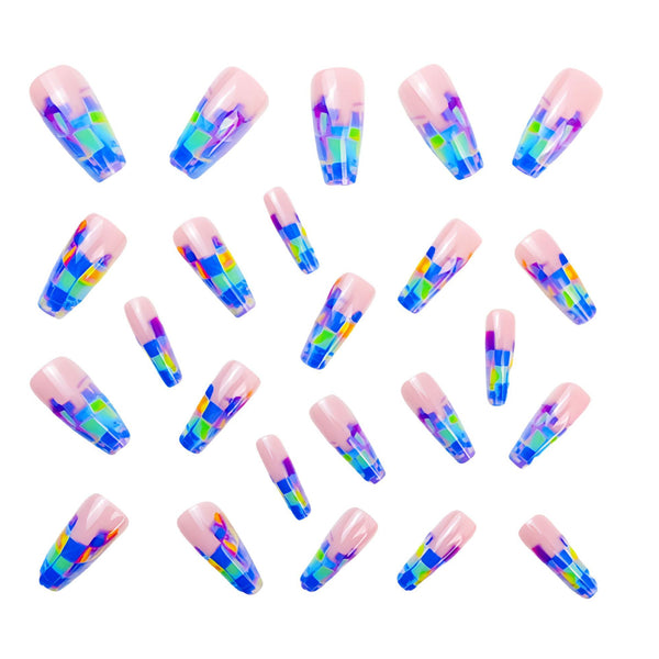 12 Sizes-24 Pcs Press On Nails Y687-2